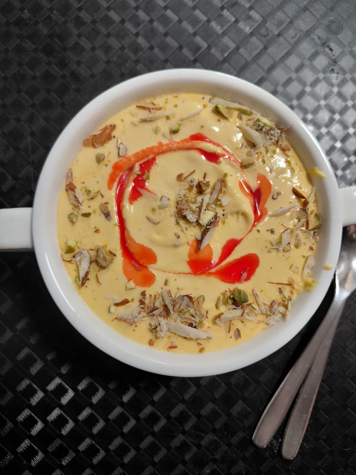Saffron payasam dessert