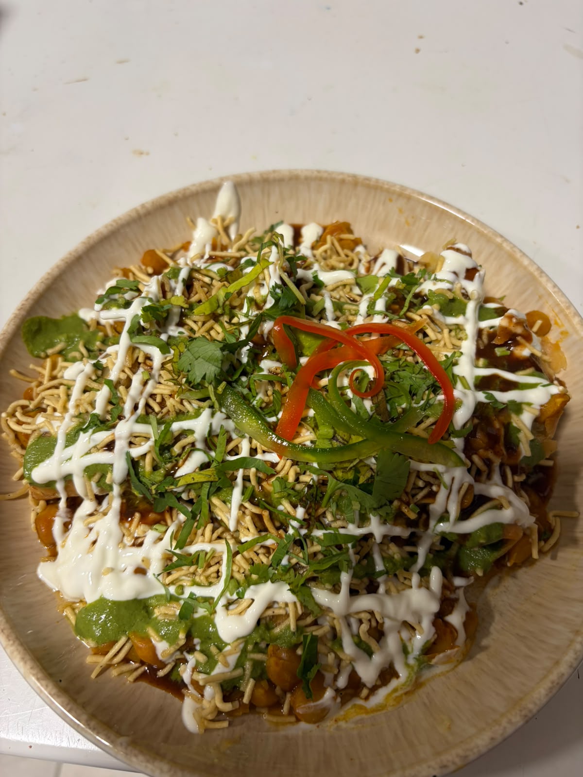 Samosa chaat